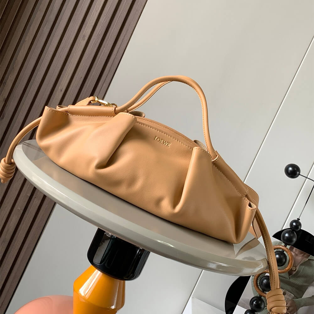 Loewe Small Paseo bag in shiny nappa calfskin(high-end grade)